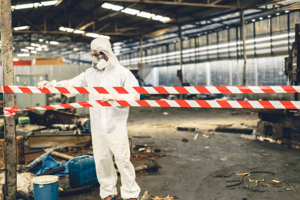 Professional Infectious Disease Decontamination technician working in East Freetown, MA